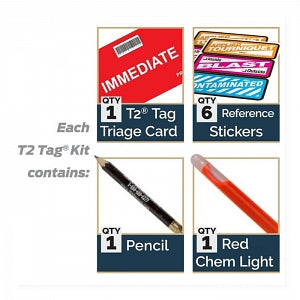 North American Rescue T2 Tactical Triage Kit - T2 Tactical Triage Disaster Relief Kit - 20-0040