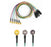 Natus Grass Reusable Tangle Free Cup Electrodes - Grass Reusable Electrode, Gold, 10 mm, 39" - 019-477500