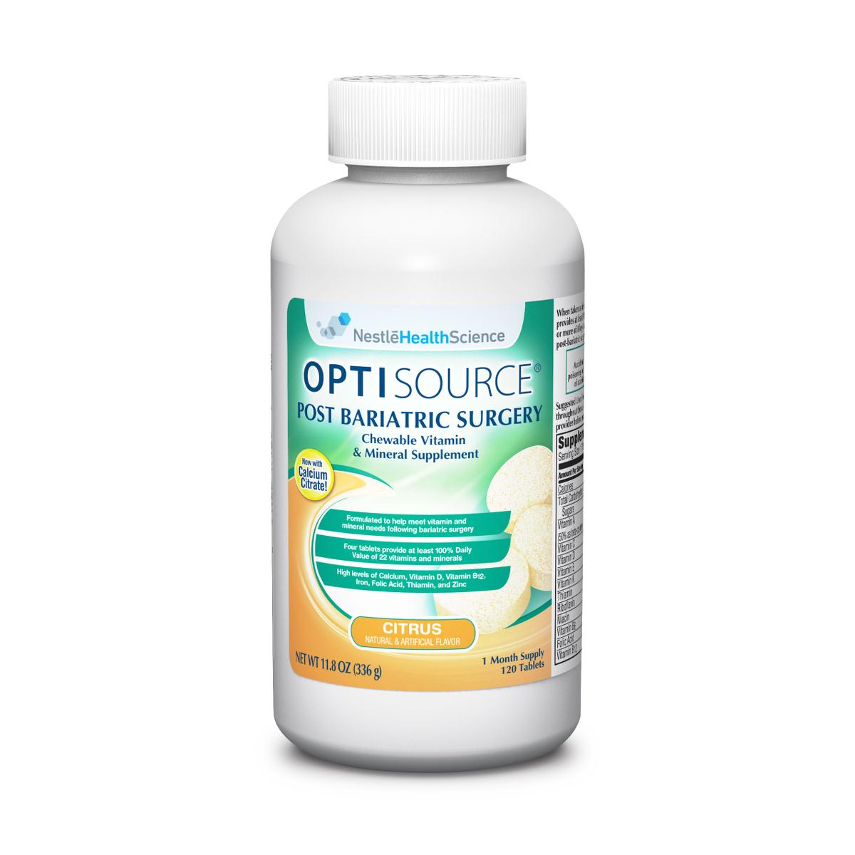 Optisource PostBariatric Vitamin and Mineral Supplement — Grayline Medical