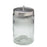 Tech-Med Services Flint Glass Jars - Unlabeled Flint Glass Jar with Stainless-Steel Lid - 4012