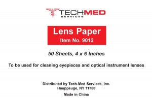 Tech-Med Services Lens Papers - PAPER, LENS PAPER, 50SHEETS / PK - 901 ...