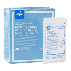 Medline X-Ray Detectable Neuro Sponge Patties - X-Ray Detectable Steri ...