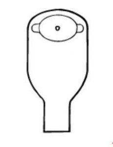 Nu-Hope Trim-To-Fit Oval Pouches - Ostomy Pouch, Drainable, Trim to Fit, DC, 1-3/16" to 2-1/4" - 40-7554R-DC