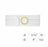 Nu-Hope Labs Hernia Support Belt with Cool Comfort Elastic - White 5" Nu-Form Hernia Support Belt with 4" Belt Ring, Cool Comfort, Size XL (41"-47" Long) - 6423-O