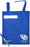 Infection Prevention IPV-Pouch for Nasal Cannula - Drawstring Pouch, Hook-and-Loop Closure, 9.5" x 11" - IPV-3.0 (BLUE)