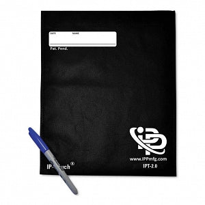 IPP IPT Nasal Cannula Pouches with Peel-and-Stick Tape - Drawstring Pouch, Peel-and-Stick Closure, 9.5" x 11" - IPT-POUCH2.0