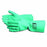 Superior Glove Chemstop Flock-Lined Nitrile Gloves - 18 Mil 13" Chemstop Nitrile Flock-Lined Industrial Gloves, Green, Size M - NIF30188