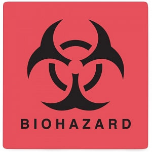 Nevs Ink Biohazard Labels - LABEL, BIOHAZARD, 5 X 5 - LBH-26