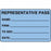 Nev's Ink Inc Medical Labels - PASS, REPRESENTATIVE, BLUE - RP-BLUE
