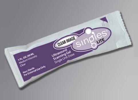 Next Medical Clear Image Singles Ultrasound Scanning Gel - Clear-Image Light-Viscosity Ultrasound Gel, 30 mL - 06-400B-030