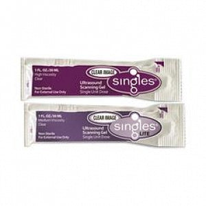 Next Medical Clear Image Singles Ultrasound Scanning Gel - Clear-Image Ultrasound Gel Singles, 30 mL - 02-400-030