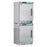 Nor-Lake White Diamond Refrigerator & Freezer Combinations - Stainless Steel Refrigerator / Freezer, Left-Hinged, 9 cu. ft. - PRF092SSSLH/0
