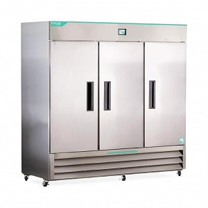 Nor-Lake, Inc. White Diamond Stainless Steel Refrigerators - White Diamond Series Laboratory / Medical Refrigerator, Stainless Steel, 3 Solid Doors, 72 cu. ft. - NSWDR723SSS/0