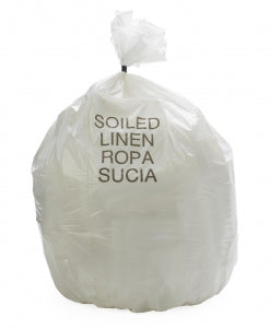 Medline Soiled Linen Liners - Soiled Linen Liners, White, 29" x 43", 32 gal., 1.1 Mil - NON023143W
