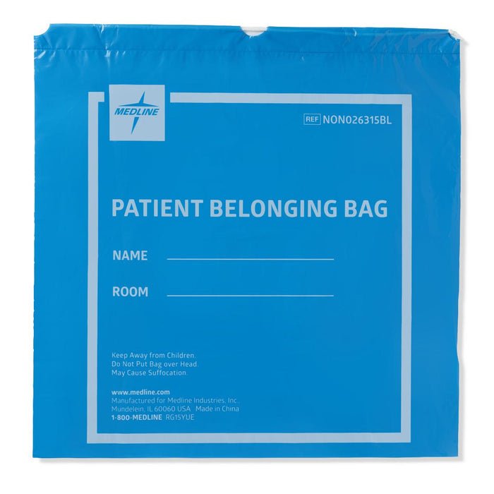 Plastic Patient Belonging Bag with Drawstring