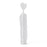 Medline Plastic Beverage Lids - Plastic Translucent Lid with Straw Slot for 16-24 oz. Plastic Cup - NON03016L