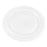 Medline Plastic Beverage Lids - Plastic Translucent Lid with Straw Slot for 16-24 oz. Plastic Cup - NON03016L