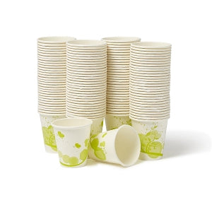 Medline Disposable Cold Paper Drinking Cups - Medline Paper Cold Cup, Jazz Print, 3 oz. - NON05003