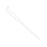 Medline Tamper Resistant Snap Closure ID Bands - 12" Write-On Vinyl ID Band, Adult, White - NON050510