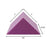 Medline Disposable Foam Positioning Wedges - Foam Wedge Positioner, Spinal, 21.25" x 7" x 7" - NON081255