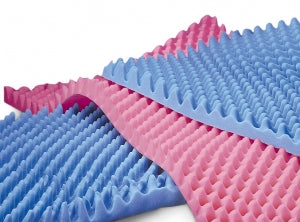Medline Convoluted Foam Bed Pads - Convoluted Overlay, Standard Foam, 32" x 73" x 3" - NON081963