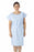 Medline Scrim Patient Exam Gown - Scrim Patient Gown, 30" x 42", Blue - NON24247