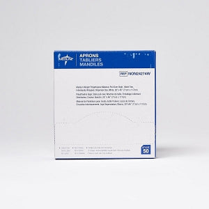 Medline Protective Polyethylene Disposable Aprons