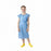 Medline Tissue Poly Tissue Pediatric Gowns - Tissue-Poly-Tissue Pediatric Gown, Blue, 21" x 36" - NON25363