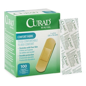 Medline CURAD Comfort Adhesive Bandages - CURAD Comfort Adhesive Bandages, 1" x 3" - NON25760Z