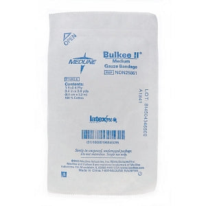 Medline Bulkee II Sterile Cotton Gauze Bandages - Bulkee II Sterile Cotton Gauze Bandage, 3.4" x 3.6 yd. - NON25861