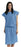 Medline Disposable Multilayer Patient Gowns - Sleeveless Tape Tab Neck and Waist Tie Multilayer Patient Gown, Blue, Size Regular / Large - NON27046