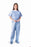 Medline Disposable Scrub Pants - Disposable Unisex Scrub Pants with Elastic Waist, Size S, Blue - NON27213S