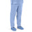 Medline Disposable Scrub Pants - Disposable Unisex Scrub Pants with Elastic Waist, Size 2XL, Blue - NON27213XXL