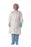 Medline Over-the-Head Microporous Breathable Isolation Gown - Breathable Isolation Gown with Elastic Wrists, White, Size Regular / Large - NON27314