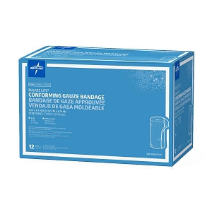 Medline Bulkee Lite Sterile Cotton Conforming Bandages - Bulkee Lite Sterile Gauze Bandage, 3" x 4.1 yd. - NON27497