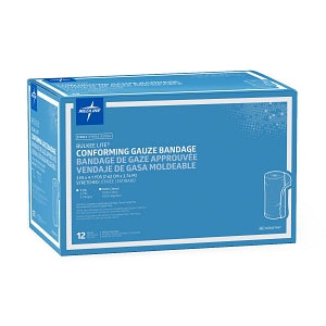 Medline Bulkee Lite Sterile Cotton Conforming Bandages - Bulkee Lite Sterile Gauze Bandage, 3" x 4.1 yd. - NON27497