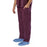 Medline Disposable Scrub Pants - Disposable Unisex Scrub Pants with Elastic Waist, Size S, Wine - NON37213S