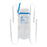 Medline Refillable Ice Bags with Clamp Closure - Refillable Ice Bag with Clamp Closure, White, 5" x 12", 4 Ties - NON4410