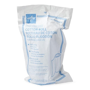 Medline Sterile Cotton Rolls - Sterile Cotton Rolls, 1 lb., 1' x 8.5' - NON6028
