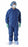 Medline Multilayer Breathable Coveralls - Multilayer Coveralls with Elastic Wrists and Ankles, Blue, Size 4XL - NONCV2904XL