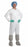 Medline Static-Dissipative Microporous Breathable Coveralls - Breathable Coveralls with Elastic Wrists and Ankles, White, Size S - NONCV940S