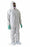 Medline Anti-Static Microporous Breathable Coveralls with Hood and Boots - Antistatic Microporous Breathable Coveralls with Hood and Boots, White, Size M - NONCV980M