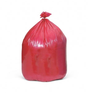 Medline No Print Low Density Red Liners - LINER, RED, 30X36, 20-30GAL, .70 MIL, FLAT - NONCXR36H