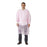 Medline Medium-Weight Dental Cover Gowns with Knit Cuffs - Spunbond Polypropylene Dental Gown with Knit Cuff, Pink, Size L - NONDPL