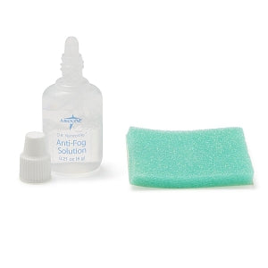 Medline Anti-Fog Solution and Sponge - Antifog Solution with Sponge and Fluid, Soft Pack - NONFB100