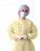 Medline Medium-Weight Multi-Ply AAMI Level 1 Isolation Gown - Medium-Weight AAMI Level 1 Isolation Gown with Elastic Wrists, Yellow, Size XL - NONLV100XL