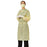 Medline AAMI Level 2 Isolation Gowns - Medium-Weight AAMI Level 2 Isolation Gown with Elastic Wrists, Yellow, Size Regular - NONLV200