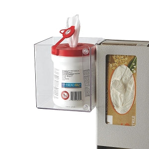 Bowman Manufacturing Company, Inc. Clip-On Storage Caddy - Clip-On Storage Caddy for Isolation Protection Organizer, Holds Wipes Canister - MP-015