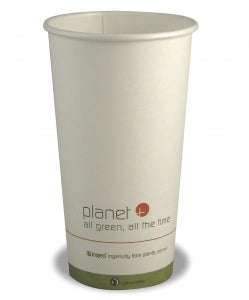 StalkMarket Planet+ Double-Wall Hot Drinking Cups - Compostable Planet Paperboard Insulated Cup, Double-Wall, 20 oz. - NONPLC20DW