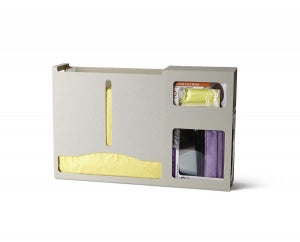 Bowman Manufacturing Company, Inc. Protection Organizers - Isolation Protection Organizer, Quartz ABS Plastic, Holds Gowns, 1 Isolation Mask Box and 1 Mask with Shield Box - ZZWPS014